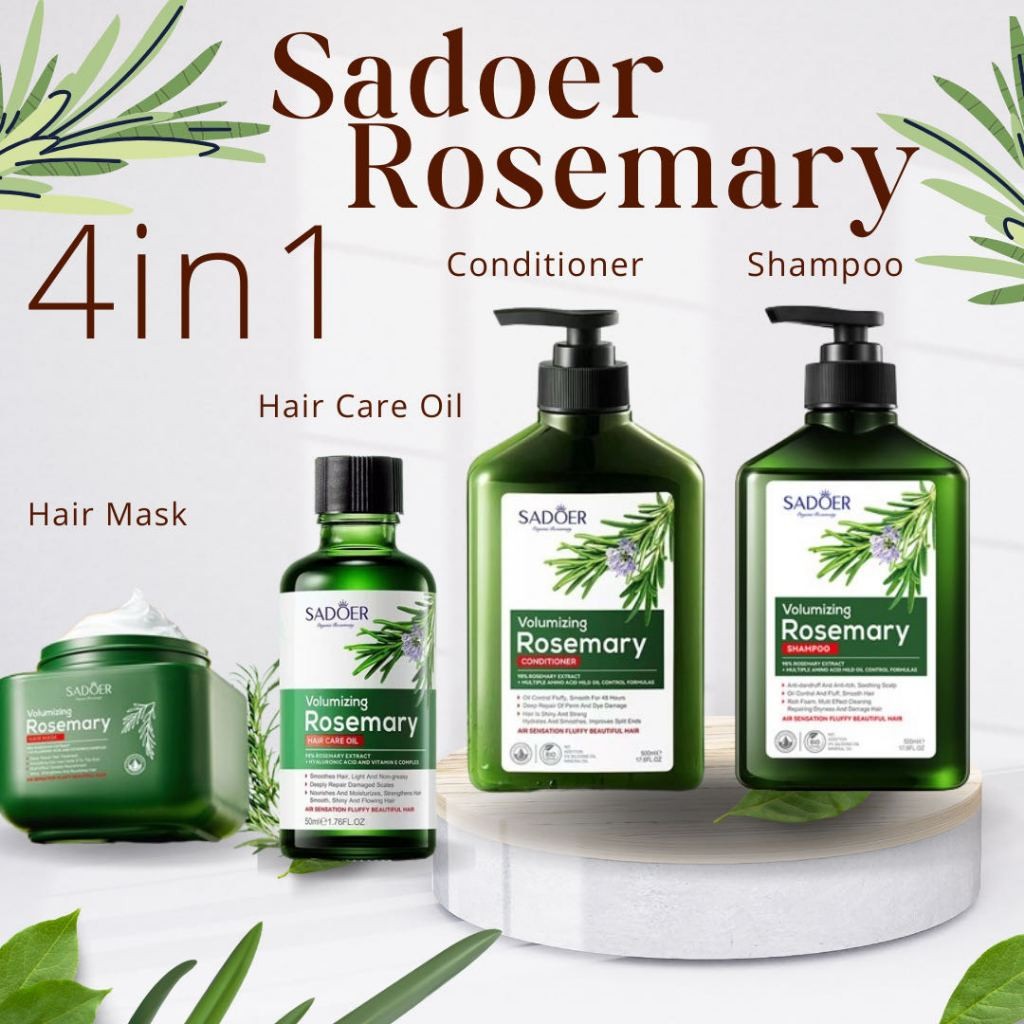 Sadoer Rosemary 4-in-1 Hair Care Set